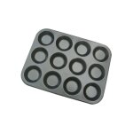 Plaque 12 moules tartelettes 7 cm acier revetu - de buyer Plaque 12 moules tartelettes 7 cm acier revetu - de buyer
