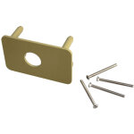 Contre - plaque 754v pour verrou radialis - assa abloy vachette jaune / dor� 29 29 bronze