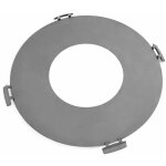 Cookking - plaque de cuisson en mtal inox pour brasro, quip de poignes 222410