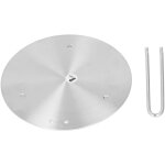Plaque d'adaptation  induction, avec poigne pliable en acier inoxydable, plaques de cuisson  induction(22 ...