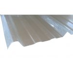 Plaque type bac acier 1045 en polyester - coloris - translucide, largeur - 105 cm, longueur - 200 cm