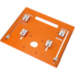 Plaque de base de scie circulaire 28x25cm, insert de table de toupie avec marquages ??� �chelle claire ...