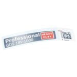Plaque de marque pour boulonneuse a choc gds 18v - 1000 bosch - 160111c3u3 Plaque de marque pour boulonneuse a choc gds 18v - 1000 bosch - 160111c3u3