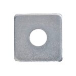 Plaque carr�e m20 zingu�e universel 43620
