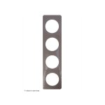 Plaque c�liane laqu� 4 postes finition: galet