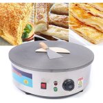 Plaque chauffante electrique antiadh�sive et cr�pi�re � utiliser pour les blintzes, les ?ufs, les cr�pes ...