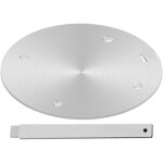 Plaque de conduction de chaleur en acier inoxydable adaptateur � induction pour cuisini�re � gaz avec ...