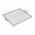 Plaque de cuisson pour bras�ro, acier inoxydable, 50x50cm, cookking, 1112266