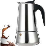 Plaque de cuisson espresso machine en acier inoxydable moka pot espresso machine percolateur cafeti�re ...