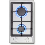 Sndoas - plaque de cuisson  gaz 2 feux, avec panneau en acier inoxydable, thermocouple de scurit, ...