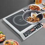 Plaque de cuisson � induction, 1 plaque de 3500 w, plaque de cuisson de 30 cm, plaque � induction portable, ...