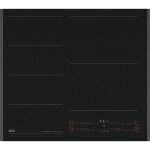 [jamais utilise] plaque de cuisson � induction 59cm aeg saphir matt s�rie 6000 4 zones flexibridge noir ...