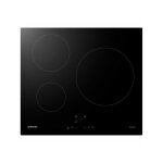Plaque de cuisson induction - samsung - 3 zones - l59 x p57 cm - nz63m3nm1bb / ur - 7200 w - revetement ...