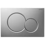 Plaque de d�clenchement double chasse sigma01 up320 / up720 chrome mat compatible geberit ortviai