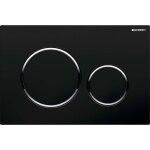 Plaque de d�clenchement wc duofix sigma 20 noir chrom� (115. 882. km. 1) - geberit