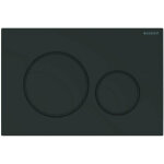 Sigma20 - plaque de dclenchement 2 touches, noir mat / bordures noir brillant 115. 882. 16. 1 - geberit ...