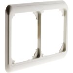 Plaque de finition double blanche zenitech