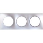 Plaques de finition polycarbonate - alu - square 3 postes