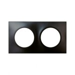 Eurohm square plaque double anthracite - 60397