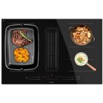 Cecotec - plaque induction avec 2 foyers et hotte aspirante intgre bolero squad ih 4800 totalflex80. ...