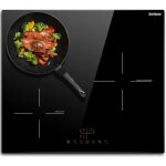 Karinear - plaque induction 3 feux encastrable, plaque � induction 60 cm, table de cuisson electrique ...