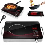 Plaque de cuisson �lectrique simple, plaque chauffante infrarouge portable, r�chaud �lectrique de comptoir, ...