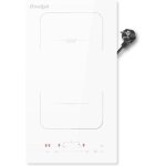 Plaque � induction blanch 2 feux, plaque de cuisson induction encastrable 30cm avec prise, zone flexible, ...