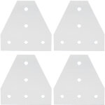 Plaque de jonction en t 203040 en alliage d'aluminium, support de jonction � 5 trous pour profil� aluminium ...