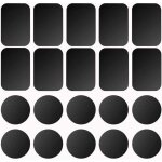 Plaque m�tallique adh�sive 3m, ensemble de 10 plaques m�talliques auto - adh�sives pour aimants de t�l�phone ...