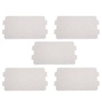 Plaque mica micro ondes, 5 pices feuille de mica micro onde, remplacement de couvercle de guide d'ondes ...
