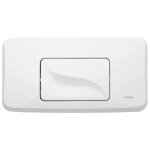 Schwab - plaque de commande murale gala blanche pour wc encastr, simple volume