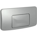 Plaque de commande murale gala chrom mat pour wc encastr, simple volume