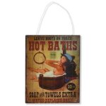 Plaque murale mtal pub vintage - b