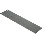 Plaque d'obturation en acier inoxydable, fixation vis, dimensions 300 x 75mm ( prix pour 1 ) Plaque d'obturation en acier inoxydable, fixation vis, dimensions 300 x 75mm ( prix pour 1 )