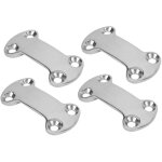 Plaque d'?il de pav marin 4pcs 25 mm 304 en acier inoxydable  cravate de pont boucle camra plaque ...