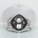 Plaque phare t�te de fourche optique tuning mad whoops chrome