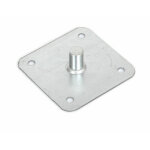 Plaque pivot avec tton 75x75