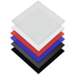Plaques en polystyr�ne 3 mm blanc 100 x 100 cm