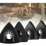 Plaque de ponage pour ponceuse delta 4 pices, plateau de ponage universel pour accessoires fein bosch ...