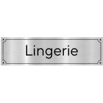 Plaque de porte gravée pour lingerie en pvc aspect argent brossé ou or brossé . - plaque aluminium brossé ... Plaque de porte gravée pour lingerie en pvc aspect argent brossé ou or brossé . - plaque aluminium brossé ...