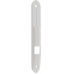 Plaque de propret� � encastrer pour enrouleur de volet roulant 170x28mm en pvc blanc � visser finition ...