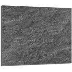 Plaque de protection de po�le en verre 60x52 ardoise