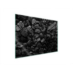 Plaque de protection en verre pour po�le 70x52 pierres