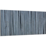 Plaque de protection en verre pour po�le � bois 90x52