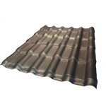 Mccover - plaque pvc imitation tuile mini 110 x 90 cm - coloris - gris anthracite, largeur - 90 cm, longueur ...