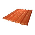 Mccover - plaque pvc imitation tuile mini 110 x 90 cm - coloris - terre cuite, largeur - 90 cm, longueur ...