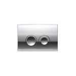 Plaque de commande pour toilette wc geberit delta 21 pour chasse d'eau � deux volumes - 115. 125. 21. ...