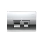 Plaque de commande pour toilette wc geberit delta 25 pour chasse d'eau � deux volumes - 115. 135. 21. ...