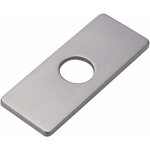 Plaque de trou d'�vier de cuisine pour robinet de salle de bain, lavabo, rosace de robinet en nickel ...