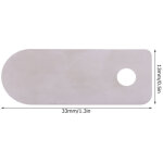 Plaque de valve pour compresseur d'air, 30 pi�ces, machine silencieuse sans huile, accessoires en aluminium ...